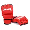 Luvas de Boxe Meio Dedo Adulto Sanda Treinamento MMA Luta UFC Muay Thai Luta Luta Sacos de Areia Masculinos e Femininos