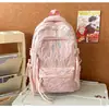 Nova mochila transfronteiriça de alta aparência para meninas do ensino fundamental e universitários, mochila fofa leve de grande capacidade