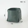Porta bolígrafos de escritorio de oficina de lujo ligero Caja de almacenamiento para controles remotos y artículos varios Cesta de almacenamiento de cuero para cosméticos de cuidado de la piel
