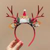 Bonita diadema de oso de peluche, regalo navideño, diadema, decoración navideña, tarjeta para el cabello, joyería con foto, accesorios para el cabello para mujeres