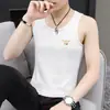 Atacado Transfronteiriço Regatas Estampadas Masculinas, Camisetas Base para Roupa Íntima, Camisetas Sem Manga de Seda Gelada de Qualidade para Fitness, Moda Masculina Tendência