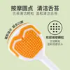 Escova Limpadora de Revestimento da Língua de Silicone Raspador de Língua Raspador de Língua Revestimento da Língua Escova de Limpeza Oral para Homens e Mulheres Artefato de Limpeza da Língua