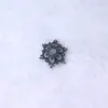 Retenção de cor alta pacote de ouro 14K zircônia microcravejada tampa de flor de toro acessórios de cristal com contas pulseira colar acessórios de contas diy