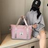 Nova Bolsa Fashionável para Viagens de Curta Distância Expansível Portátil Bolsa de Armazenamento de Bagagem Bolsa Esportiva Fitness com Compartimento para Roupas Molhadas e Secas