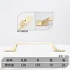 Manija de Aleación de Zinc Dorada para Puertas de Gabinetes, Cajones, Alacenas y Puertas de Armarios; Manija de Hardware de Cobre Cepillado de Lujo Ligero para un Solo Agujero