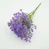 Flores Artificiais de Gipsofila Única para Decoração de Casamento, Arranjo de Flores para Auditório, Buquê da Noiva, Flores Artificiais Falsas