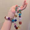 Colar de Contas Multi-Tesouro Lápis Lazúli Cristal Branco Amazonita Cristal Natural Conjunto de Colar e Pulseira Multi-Tesouro