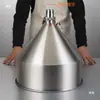 Funil de Aço Inoxidável 304 Extra Espesso Máquina de Enchimento de Cilindro para Líquidos e Massas Alimentícias