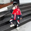 Conjunto de Ropa de Primavera y Otoño para Niños, Atuendo Deportivo de Dos Piezas Elegante y Genial para Niños