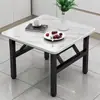Mesa baixa dobrável para uso doméstico, pequena mesa de jantar quadrada, mesa simples de feira, mesa para casa alugada, escrivaninha infantil
