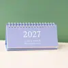 Calendário de Mesa Mini 2027 Caderno de Mesa Criativo Ornamento de Mesa Calendário Bonito Simples Fresco Versão em Inglês
