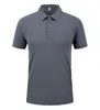 Playeras Polo Personalizadas Directo de Fábrica, Ropa de Trabajo Ligera de Verano con Logo Impreso, Camisas Publicitarias de Manga Corta de Seda Helada para Negocios