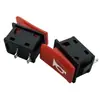 Interruptor de Buzina para Veículo Elétrico, Botão para Carro e Motocicleta, Interruptor de Balancim Pequeno Travante com Retorno Estilo Barco Acessórios
