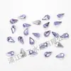 Pedras de Vidro em Forma de Gota, Pedras Strass em Forma de D, Acessórios para Joias, Acessórios para Celular, Materiais DIY, Suprimentos para Nail Art, Pedras Strass Irregulares em Forma de Gota