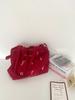 Estilo Coreano Nueva Bolsa Estampada con Letras Bolso de Hombro de Nylon de Gran Capacidad para Mujer Casual Versátil Portátil con Cordón Ajustable
