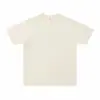 Camiseta de Algodão Puro Manga Curta para Mulheres Verão 2026 Solta Tamanho Grande Unissex Camiseta Ombro a Ombro Camisa Base Top Branco Camiseta