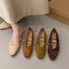 Zapatos Mary Jane retro para mujer que aumentan la altura, nuevo estilo otoño 2026, mocasines poco profundos de gamuza para commuting