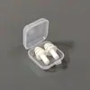 Protetores auriculares em caixa de silicone macio de três camadas à prova d'água para adultos e crianças, equipamento universal para natação, venda por atacado direto da fábrica