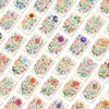 Set de Tarjetas de Felicitación Inspiradoras Florales de Colores, 36 Tarjetas de Gratitud y Bendición sin Repetir, Materiales para Diario, Postales Decorativas