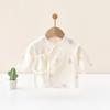 Camisa de Espalda Media para Recién Nacidos, Ropa de Algodón Puro Clase A para Bebés de 0 a 3 Meses, Bata de Dormir para Todas las Estaciones, Esencial para la Sala de Partos