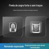 Forte banheiro impermeável pasta multi-funcional não-traço fivela de fivela fêmea não perfurado inserir fileira fixa parede doméstica pendurado adesivo