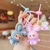 Chaveiro de Bebê Fofo de Três Anos com Revestimento de Desenho Animado Pingente de Boneca Borboleta com Orelha Vertical Criativo Tendência Decorativo Pequeno Presente Atacado