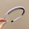 Diadema ondulada invisible sin costuras de corona alta para mujer, adecuada para uso diario, diadema que no aprieta, pinza para el pelo para lavarse la cara, accesorio para el pelo