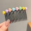 Artefato Fofo para Quebra de Cabelo Infantil Pente de Cabelo Grampo de Cabelo para Franja de Menina Grampo para Cabeça da Frente de Menina Pente de Bebê