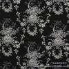 Tecido de Chiffon Estampado com Flores Grandes Vintage, Cetim Liso Estampado, Tecido para Vestido Feminino Primavera e Verão, Tecido Cheongsam
