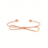 Pulsera de Oro Rosa de Lujo Ligero Transfronteriza de Amazon, Moderna para el Trayecto Diario, Joyería Sencilla de Aleación, Versátil para el Uso Diario para Mujeres