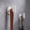 Gancho para toallas de pared para baño sin taladro, gancho adhesivo, gancho de plástico para ropa de pared para baño