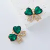 Transfronterizo Nuevo Creativo Mini Cristal Hecho a Mano Diamante Lazo DIY Accesorios para Joyería Aleación Colgante Decorativo