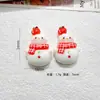 2026 Novo Papai Noel Boneco de Neve Sino Acessórios de Resina Conjunto de Natal diy Acessórios de Cola Cremosa Capa de Celular