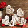 Nuevos Adornos de Madera para el Día de San Valentín Transfronterizos 2027 con Impresión UV a Doble Cara, Recuerdos de Madera en Forma de Corazón para Aniversarios de Boda