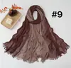 Rao Yun Venta Caliente Transfronteriza Nuevo Pañuelo de Algodón Pañuelo de Color Degradado Pañuelo Rayado para la Cabeza Estilo Retro Versátil Estampado