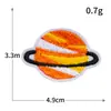 Etiqueta de Bordado por Computadora Serie Planetas del Universo Parche de Tela Aplicación de Bordado de la Tierra Accesorios para Ropa Parche Insignia DIY