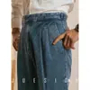 Pantalones Vaqueros Casuales de Pierna Recta para Hombre, Pantalones Largos de Cintura Alta para Otoño e Invierno, Pantalones de Traje Drapeados para Jóvenes Naples, Transfronterizos Retro