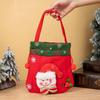 Bolsa de regalo de Navidad con forma de astas y manzana, embalaje de Nochebuena para niños, caja de regalo de Papá Noel para amigos y amigas.