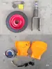 Conjunto de Dirección de Rueda Delantera para Carrito de Pie, Tubo de Horquilla Delantera de Triciclo Eléctrico para Obra, Piezas de Modificación de Manillar