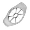 Cortador de manzanas multifuncional de acero inoxidable completo, extractor de corazón de frutas, rebanador removedor de corazón, divisor de plato de frutas