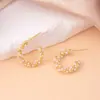 Brincos de Prata 925 com Pino para Mulheres, Brincos de Luxo Leve de Alta Qualidade com Senso de Design, Argolas de Nicho, Ear Cuffs Exagerados, Argolas Lisas
