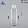 50 ml 100 ml Botella de reactivo PET plástico boca ancha boca pequeña botella boca ancha botella de reactivo transparente botella de muestreo