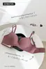 Taza redonda pequeña de pecho grande melocotón accesorio de reunión para niña sujetador de texto sin costuras sexy hermoso