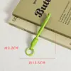 Llavero de cuerda para mochila, mosquetón tejido de nailon, cordón para bolsa, colgante de muñeca colorido, adorno de estrella, cuerda doble