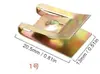 100 Piezas Partes de Coche Tornillos de Carrocería Tuercas en U Kit de Clips para Guardabarros y Parachoques de Coche