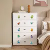 20 Piezas de Imanes de Refrigerador Suaves Magnéticos Originales de Dinosaurios 3D, Animales de Dibujos Animados, Lindo Tyrannosaurus Rex, Graffiti Colorido, Pegatinas Magnéticas Impermeables