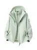 Chaqueta tres en uno Luotuo para invierno con forro polar extraíble, abrigo impermeable y transpirable para montañismo al aire libre
