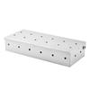 Caja de Humo para Barbacoa de Acero Inoxidable Transfronteriza Caja de Almacenamiento para Barbacoa Caja de Cigarrillos Herramientas de Barbacoa Set de Camping para Parrilla Exterior