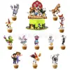 Tenedores para Pasteles de Dibujos Animados Nuevos Transfronterizos de Stitch, Fútbol, Paw Patrol, Decoración de Escena para Fiestas de Cumpleaños