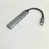 Hub Expansor Dock de Expansão USB 3.0 Tipo-C Jinsandeng Quatro em Um Cor Aleatória